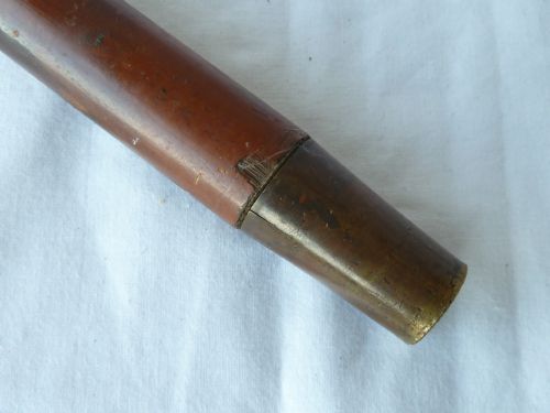 CHINESE EXPORT SILVER TOP WALKING STICK CANE MALACCA CALLIGRAPHY MARKED WH90 WANG HING - ADDITIONAL PHOTO 3