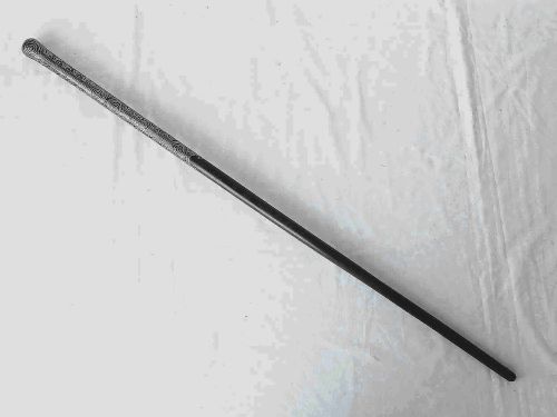 PIQUE HARDWOOD WALKING STICK CANE SILVER INLAY ASIA - ADDITIONAL PHOTO 2
