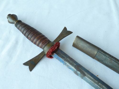 VICTORIAN CHILDS TOY PLAY SWORD KNIGHTS - ADDITIONAL PHOTO 4