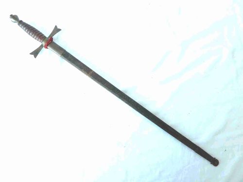 VICTORIAN CHILDS TOY PLAY SWORD KNIGHTS - ADDITIONAL PHOTO 1
