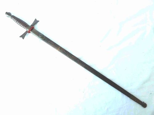 VICTORIAN CHILDS TOY PLAY SWORD KNIGHTS - ADDITIONAL PHOTO 2