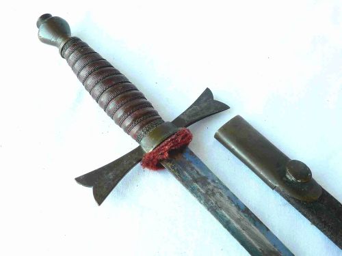 VICTORIAN CHILDS TOY PLAY SWORD KNIGHTS - ADDITIONAL PHOTO 3