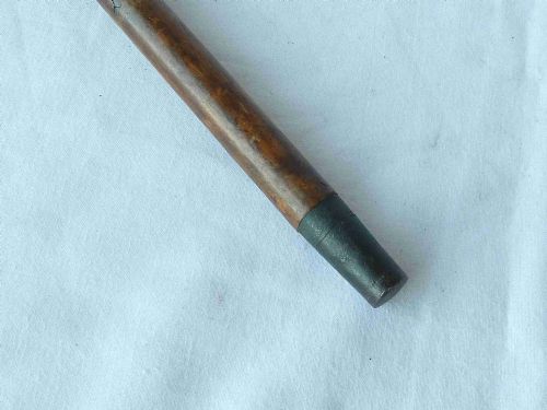 BANDED AGATE BALL 1890 SILVER HANDLE WALKING STICK CANE HALLMARKED VICTORIAN - ADDITIONAL PHOTO 7