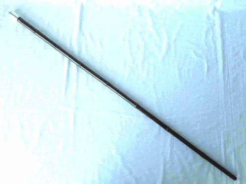1891 SILVER HANDLE BRIGG WALKING STICK CANE HALLMARKED VICTORIAN BAMBOO - ADDITIONAL PHOTO 1