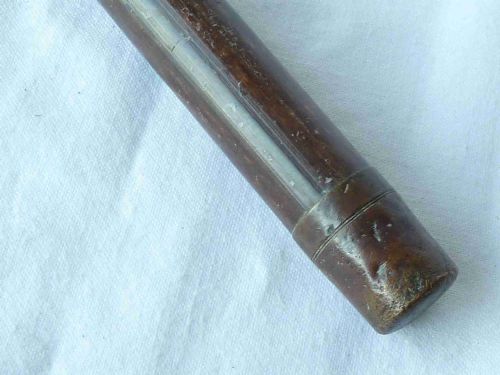 1891 SILVER HANDLE BRIGG WALKING STICK CANE HALLMARKED VICTORIAN BAMBOO - ADDITIONAL PHOTO 2