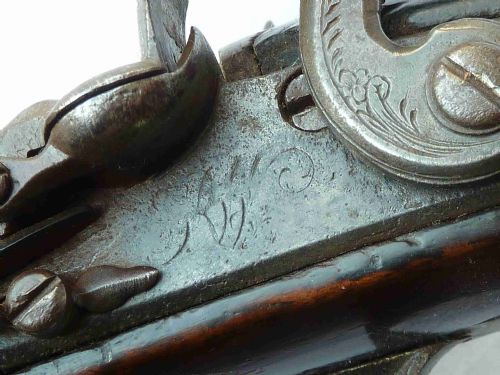 RW LONDON DOUBLE BARRELLED FLINTLOCK SHOTGUN CARBINE COACHING SMALL CHILDS SHOT GUN - ADDITIONAL PHOTO 10