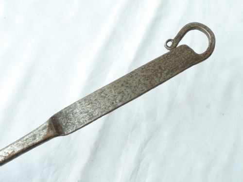17TH CENTURY STEEL TOASTING FORK FLESH WROUGHT IRON STEEL - ADDITIONAL PHOTO 3