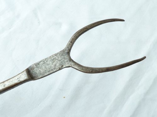 17TH CENTURY STEEL TOASTING FORK FLESH WROUGHT IRON STEEL - ADDITIONAL PHOTO 5