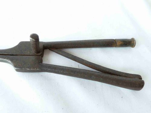 ENGLISH GEORGIAN STEEL EMBER TONGS PIPE FIRE LIGHTER - ADDITIONAL PHOTO 2