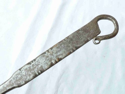 17TH CENTURY STEEL TOASTING FORK FLESH WROUGHT IRON STEEL - ADDITIONAL PHOTO 2
