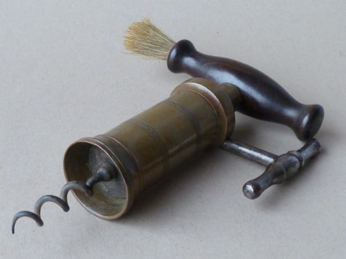 ENGLISH LUND HIPKINS CORKSCREW LONDON RACK BRONZE ROSEWOOD BRUSH - ADDITIONAL PHOTO 4