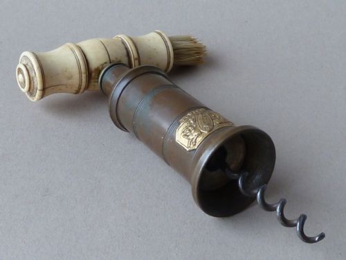 ENGLISH PATENT THOMASON DOWLER CORKSCREW BRONZE BONE - ADDITIONAL PHOTO 3
