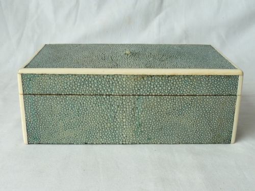 ART DECO SHAGREEN BONE CIGARETTE BOX PERIOD - ADDITIONAL PHOTO 1