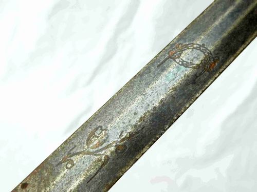 NAPOLEONIC PERIOD NAVAL DIRK DAGGER CANNON DOLPHIN ENGLISH FRENCH TRAFALGAR - ADDITIONAL PHOTO 7
