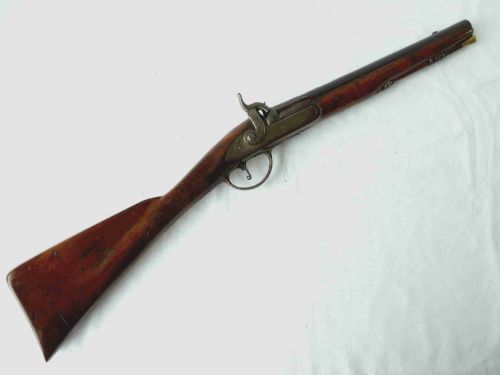 robert ancell perth musketoon carbine percussion coaching shot gun - CATEGORY: ANTIQUE MISCELLANEOUS - DATED 1850