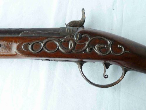 ROBERT ANCELL PERTH MUSKETOON CARBINE PERCUSSION COACHING SHOT GUN - ADDITIONAL PHOTO 2