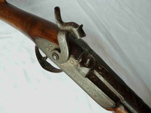 ROBERT ANCELL PERTH MUSKETOON CARBINE PERCUSSION COACHING SHOT GUN - ADDITIONAL PHOTO 6