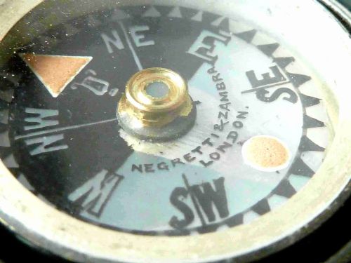 GIMBALLED NEGRETTI ZAMBRA POCKET COMPASS SINGERS PATENT VICTORIAN - ADDITIONAL PHOTO 2