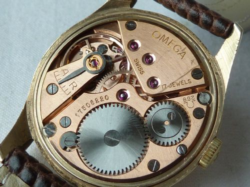 1960 SOLID GOLD OMEGA 13339 WRIST WATCH 268 MANUAL WIND BOXED - ADDITIONAL PHOTO 7
