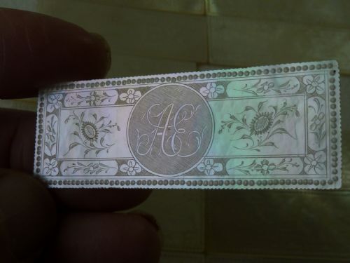 50 CHINESE MOP GAMING COUNTERS MOTHER OF PEARL GAMBLING GEORGIAN - ADDITIONAL PHOTO 24
