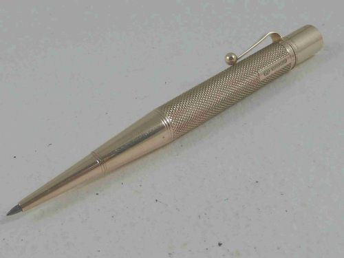 large bakers pointer solid gold propelling pencil - CATEGORY: ANTIQUE METAL - DATED 1940