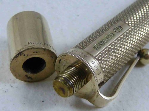 LARGE BAKERS POINTER SOLID GOLD PROPELLING PENCIL - ADDITIONAL PHOTO 2