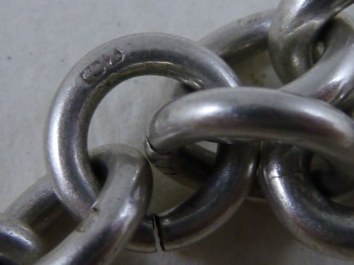 STERLING SILVER ALBERT POCKET WATCH GIANT TROMBONE LINK CHAIN 1899 - ADDITIONAL PHOTO 9