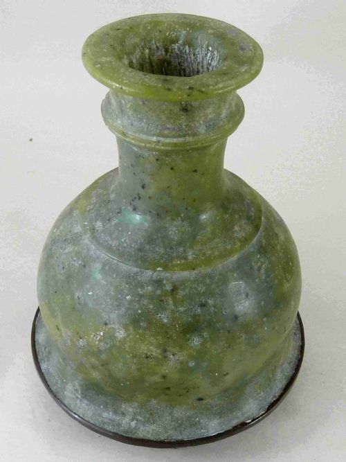 HUQQA HOOKAH VASE WATER PIPE GREEN SOAPSTONE BRASS INDIAN MUGHAL - ADDITIONAL PHOTO 3