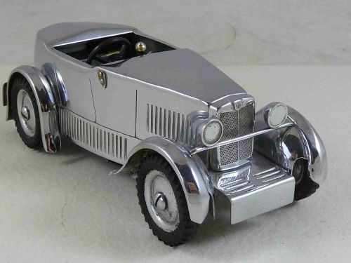 DUNHILL BOLIDE MG CAR TABLE CIGARETTE LIGHTER NOVELTY BLEI BOTTONI - ADDITIONAL PHOTO 1