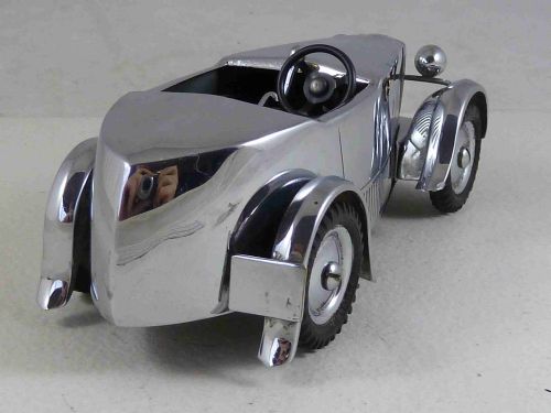 DUNHILL BOLIDE MG CAR TABLE CIGARETTE LIGHTER NOVELTY BLEI BOTTONI - ADDITIONAL PHOTO 4