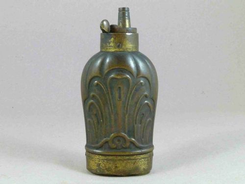 PALMETTE THREE WAY PISTOL FLASK COPPER POWDER PERCUSSION CAPS BALLS GUN ANTHEMION