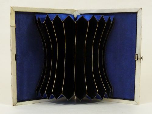 ENGLISH VICTORIAN ABALONE MOP VISITING CALLING CARD CASE MOTHER OF PEARL - ADDITIONAL PHOTO 2