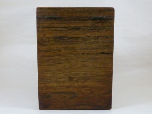 ROSEWOOD DESK TOP STATIONARY WRITING CABINET MAKERS LABEL F WALLER - ADDITIONAL PHOTO 6