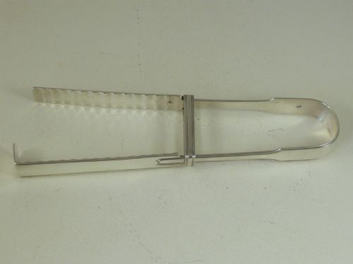 1809 SILVER ASPARAGUS TONGS STERLING GEORGIAN SERVING - ADDITIONAL PHOTO 8