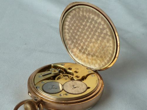 CHARLES NICOLET SCO PEERLESS CAL 52 9CT GOLD POCKET WATCH STAUFFER IWC - ADDITIONAL PHOTO 4