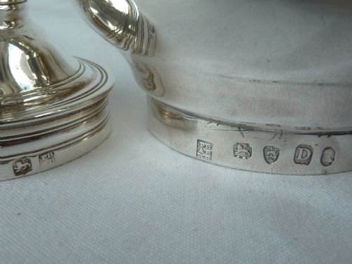 BATEMAN SILVER THREE PIECE WINE FUNNEL PB AB WB GEORGIAN - ADDITIONAL PHOTO 1