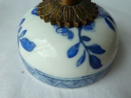 PAIR FRENCH ORMOLU MOUNTED CHINESE EXPORT PORCELAIN LIDDED VASES CHINA POTPOURRI - ADDITIONAL PHOTO 7