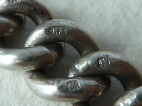 VICTORIAN 135 34CM 65G SOLID SILVER POCKET WATCH ALBERT CHAIN FOB BIRMINGHAM 1898 - ADDITIONAL PHOTO 2
