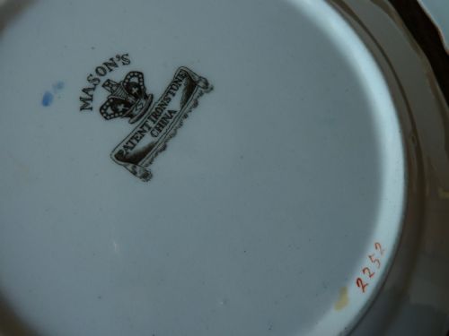 MASONS PATENT IRONSTONE CHINA DESERT SERVICE PLATES DISHES SHAPES POTTERY - ADDITIONAL PHOTO 4