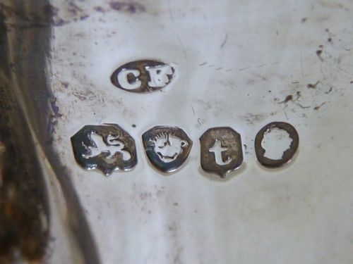 CHARLES FOX 1834 HALLMARKED STERLING SILVER CHRISTENING MUG CUP - ADDITIONAL PHOTO 6