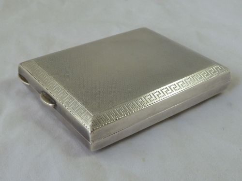 ART DECO HALLMARKED SILVER ASPREY TRAVEL CLOCK - ADDITIONAL PHOTO 5
