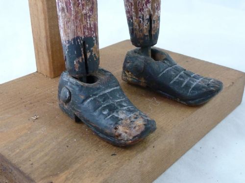 FOLK ART JIGGER TOY ARTICULATED DANCING CARVED WOODEN LIMBERJACK JIGGING JIG MAN DOLL - ADDITIONAL PHOTO 6
