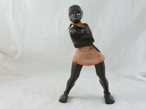 
Josephine Baker Art Deco Carved Wood Lever Type Nutcracker Ebony