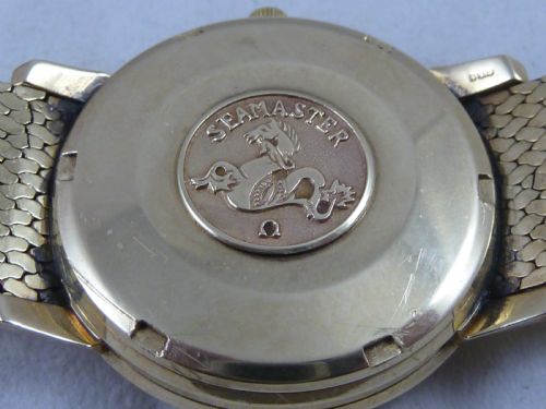 OMEGA SEAMASTER AUTOMATIC 9CT GOLD BARK BRACELET WATCH CAL 562 1967 BOXED - ADDITIONAL PHOTO 8