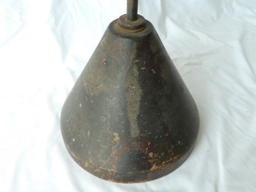 FLOOR STANDING RUSHLIGHT CANDLESTICK WROUGHT IRON STANDARD TURNED WOOD - ADDITIONAL PHOTO 6