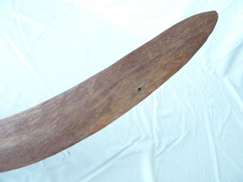 AUSTRALIAN ABORIGINAL CARVED BOOMERANG TRIBAL ART - ADDITIONAL PHOTO 4