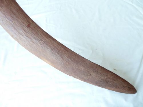AUSTRALIAN ABORIGINAL CARVED BOOMERANG TRIBAL ART - ADDITIONAL PHOTO 6