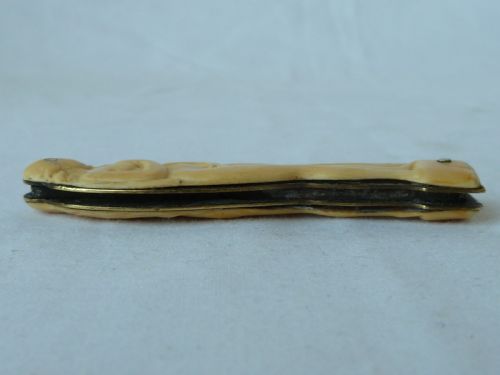 IVORINE NUDE FOLDING QUILL PEN POCKET KNIFE CELLULOID EROTIC - ADDITIONAL PHOTO 7