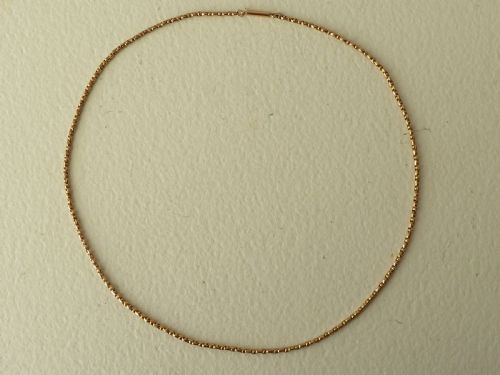 victorian 9 carat gold fancy link belcher chain necklace 175 445mm marked 9c - CATEGORY: ANTIQUE JEWELLERY - DATED VICTORIAN