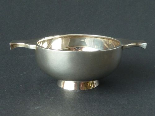 1937 edinburgh sterling silver quaich scottish hamilton inches - CATEGORY: ANTIQUE SILVER - DATED 1930